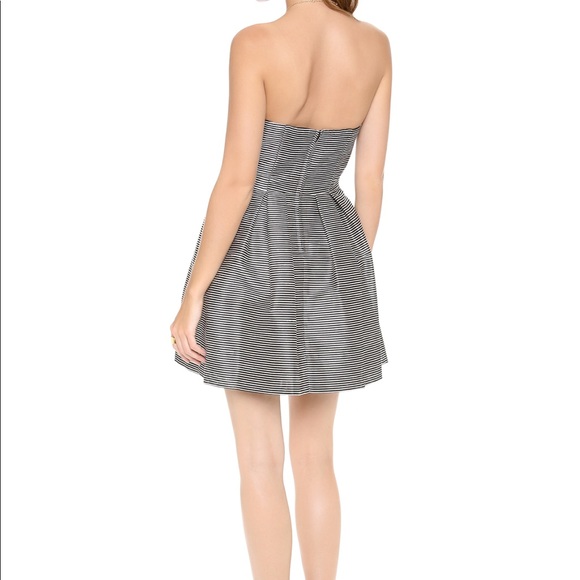 Jill Stuart strapless striped peplum dress - Picture 2 of 5